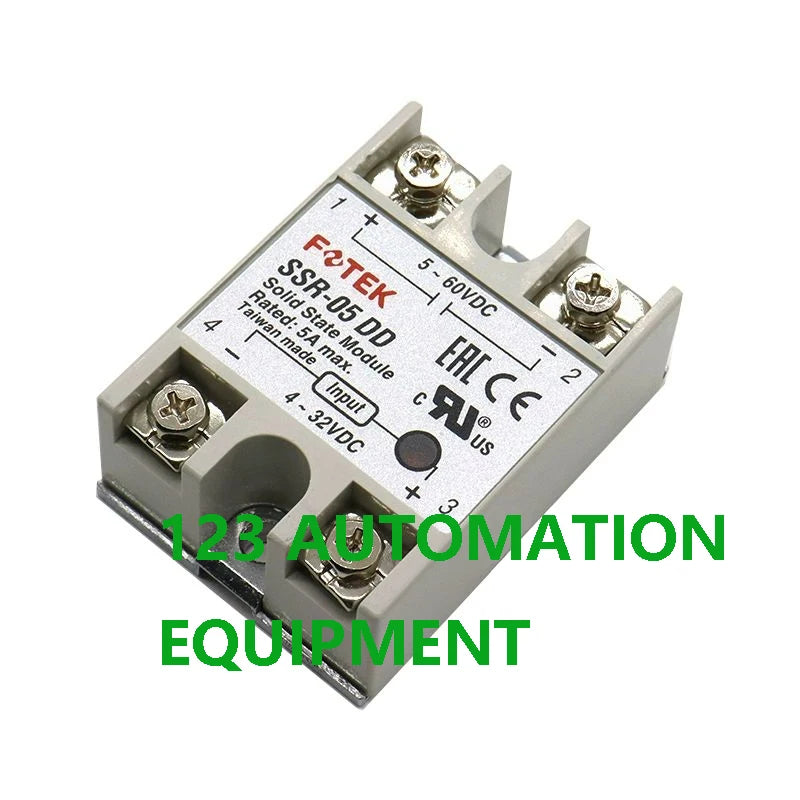 Authentic New FOTEK SSR-05DD 10DD 25DD 50DD 75DD  SSR-25DD-H Solid State Relay Module 5A 10A 25A 50A 75A  dc dc