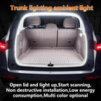 Car High Brightness Trunk Lighting Ambient Light Interior Decoration LED Wiring Free Automatic Sensing Tailgate LED Light Strip