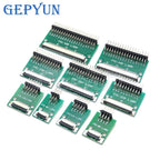 FPC FFC Adapter Board 0.5mm 1.0mm To 2.54mm Connector Straight Needle And Curved Pin 6 8 10 12 20 24 26 30 34 40 50 60 80 Pin