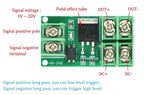 1-10PCS MOS Tube Module PMOS Switch Electronic Switch Module Field Effect Tube 3V 5V 12V 24V 36V