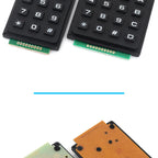 3*4 4*4 Matrix Switch Keyboard Keypad Array Module ABS Plastic Keys 4x4 3x4 12 16 Key Button Membrane Switch DIY Kit forArduino