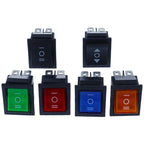 1PCS KCD4 Rocker Switch Power Switch ON-OFF-ON 3 Position 6 Electrical equipment With Light Switch 16A 250VAC/ 20A 125VA