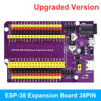 1/5/10/30Pcs ESP32S 38Pin Purple Expansion Breakout Board NodeMCU 32S Wifi UART Serial Communication Module Lua Program Board