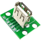 5pcs Micro Mini A Male USB 2.0 3.0 A Female USB B Connector Interface to 2.54mm DIP PCB Converter Adapter Breakout Board