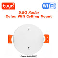 Haozee Tuya WiFi /Zigbee Human Presence Detector Smart Human Body PIR Sensor Radar Detector Microwave Motion Sensors
