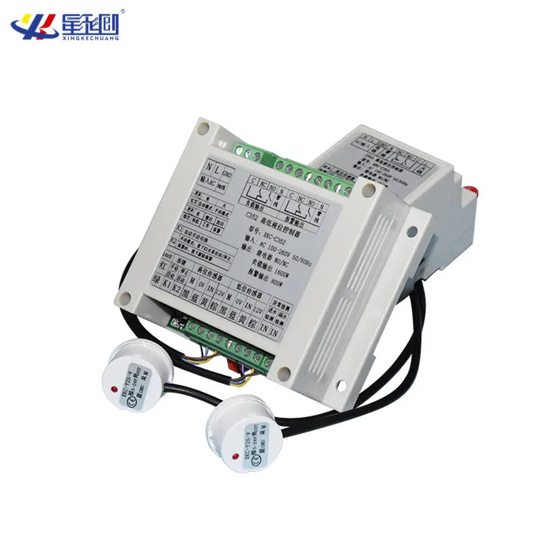 AC110-220v C352 Water Level Sensor Controller for Pump and Valves,Optional 1m/3m/5m/10m Cable