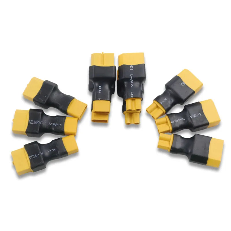 XT60 to XT30 Plug Adapter Converter Connector Male/Female for FPV Drone RC Lipo Battery Charger ESC Accessory Drone Parts DIY
