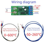 K Type Thermocouple Temp Module Modbus RTU RS485 DC5-24V MAX6675 MAX31855 Industrial High Temperature Collector Board