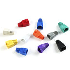 10-100Pcs RJ45 Ethernet Cable Connector Boots Cover CAT5 CAT5E CAT6 CAT6E Ethernet Network Lan Cable Plug Cap Protective Sleeve