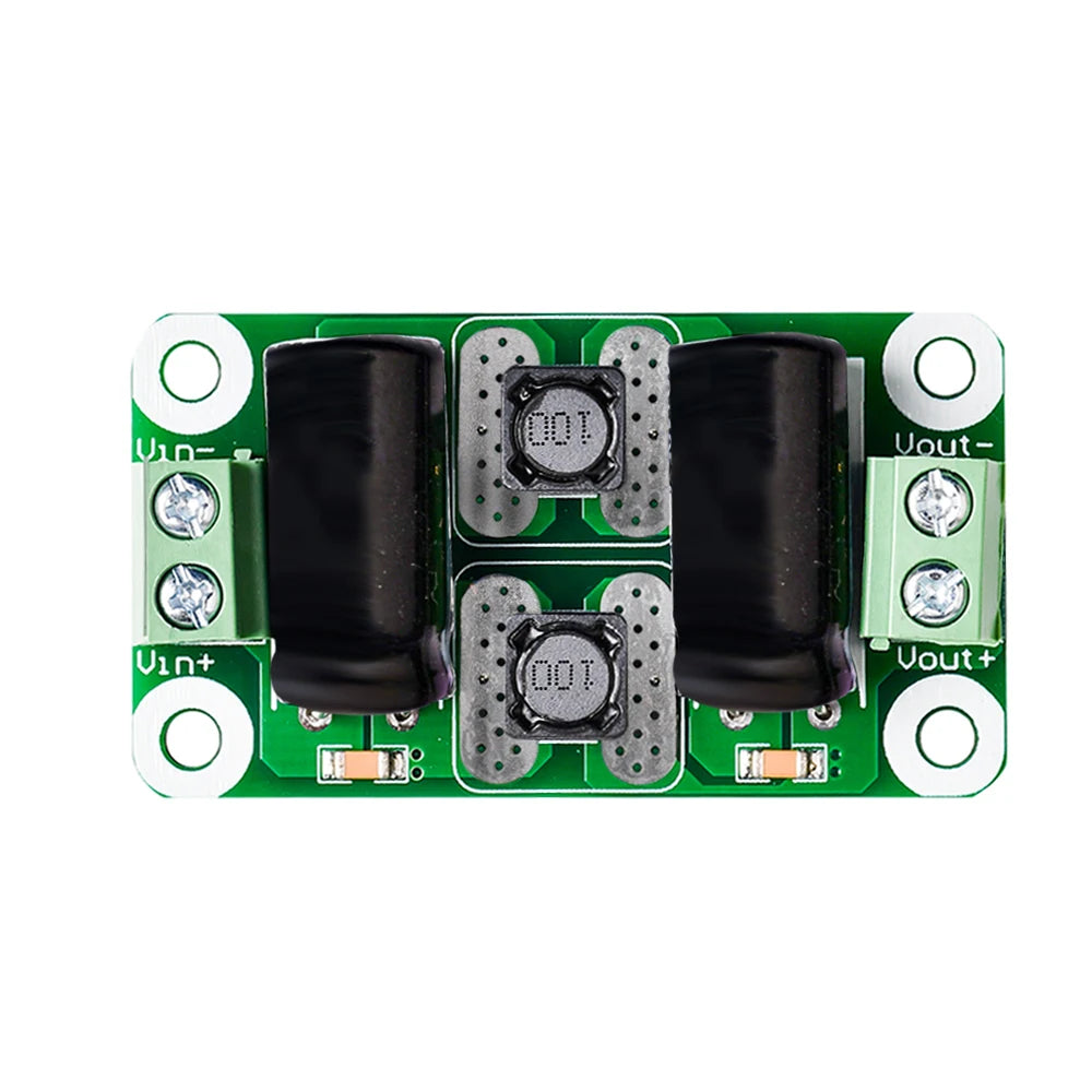 DC Power Filter Board 0-25V/0-50V 2A/3A/4A Class D Power Amplifier Module Interference Suppression Board EMI Suppression