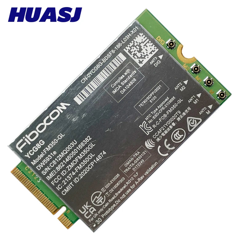 FM350-GL DW5931e 5G M.2 Module For Dell Latitude 7440 Latitude 5531 9330 3571 Laptop Intel 5G Solution 5000 FM350 gl