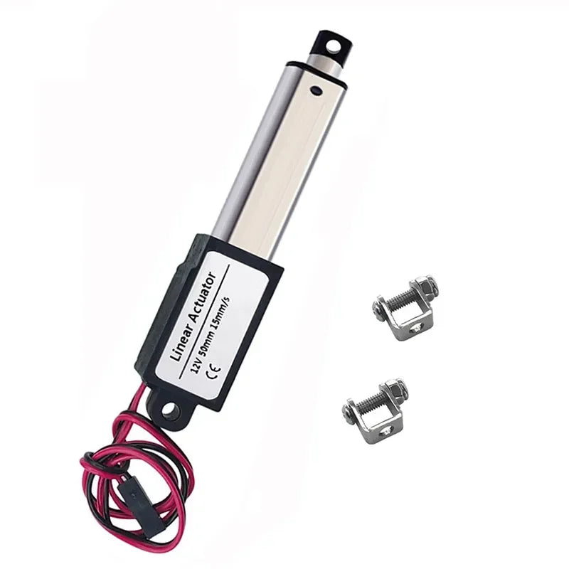 10MM-150MM  Mirco Electric Linear Actuator  DC motor  12V/24V 20-150N Reciprocating Motor Remote Automation