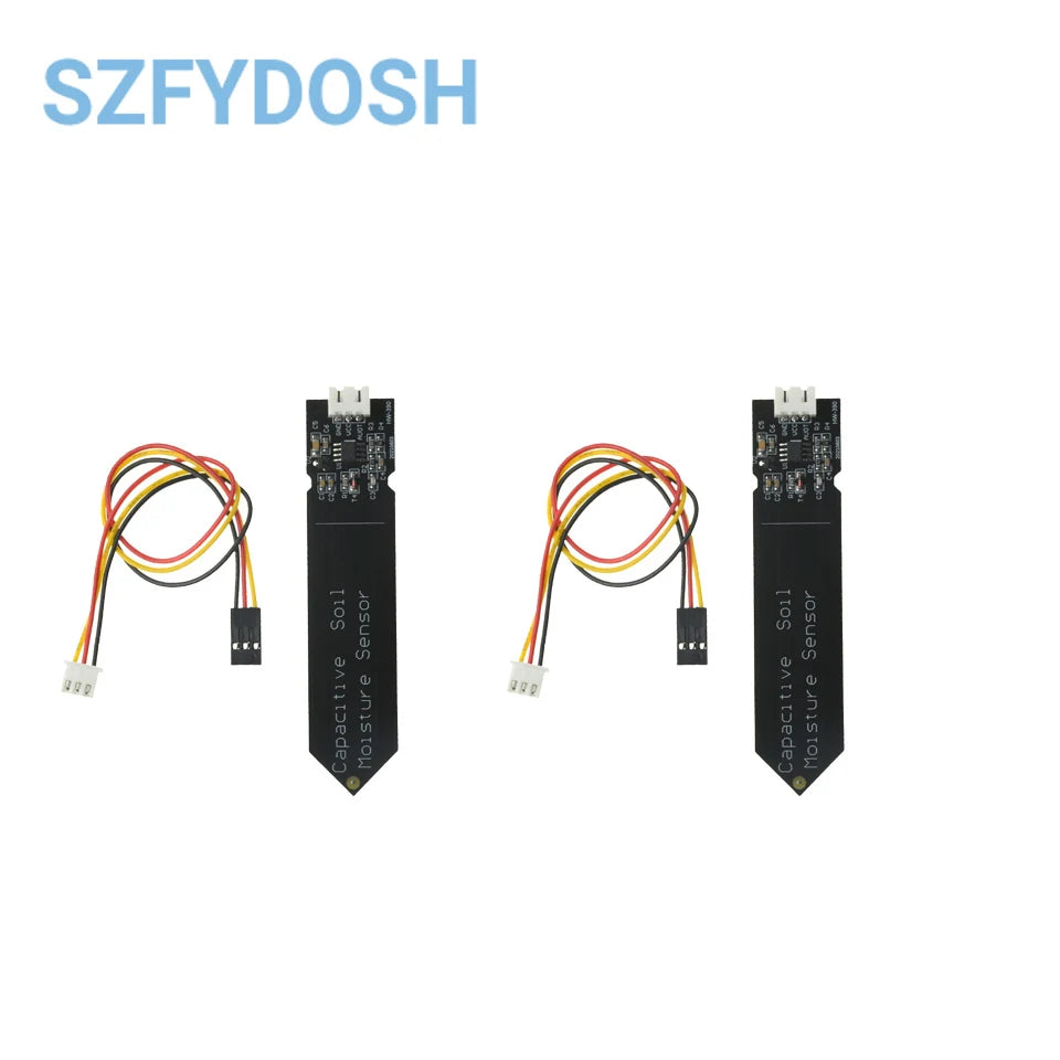 1-10PCS Capacitive Soil Moisture Sensor Module Wide Voltage 3.3V Corrosion Resistant W/ Gravity for Arduino Soil Moisture Sensor