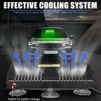 Nilight Bright LED Strobe Lights , Car Windshield Warning Flash Light with Suction Cups, Hazard Safety Lamp for Truck