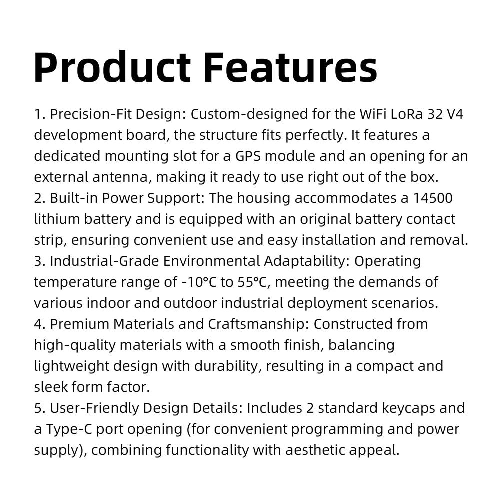 Heltec V3 WIFI LoRa 32 V4 ESP32  WIFI Bluetooth Development Board Case Display Development Board for Arduino Box