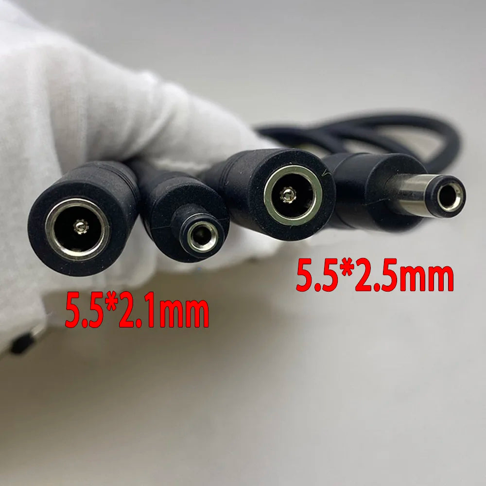 1Pcs XT90 Male/Female Connector To DC 5.5*2.1 5.5*2.5 14AWG 15A Power Cable Adaptor For Car Battery Charging Adapter Cables 30CM