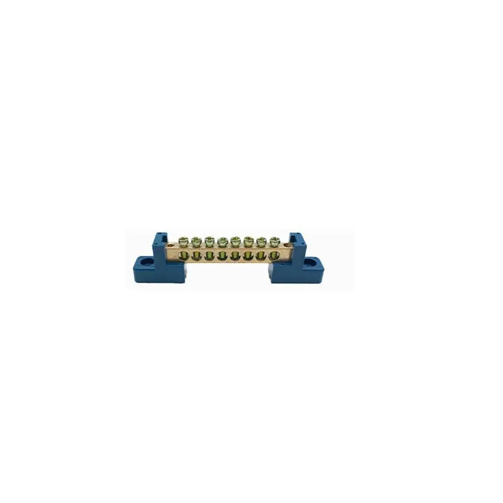 Copper Screw Terminal Block Bar Wiring Row Zero Ground Brass Strip Protection Flame Retardant Distribution Box Connection