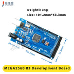 MEGA2560 R3 CH340G with Data Cable Open Source Development Board for Arduino Mega R3 Development Board ESP8266