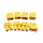 XT30 / XT30U Connector (Yellow, Black) – Reliable Battery Connector | Spark Proof, Easy Install | Ideal for Upgrading RC Airsoft