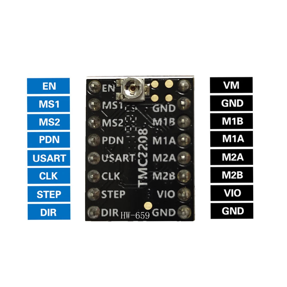 TMC2208 TMC2209 TMC2225 TMC2226 TMC2240 Stepper Motor Driver TMC 2208 2209 Stepping Engine CNC Shield Driver Heatsink