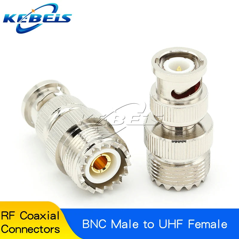 1Pcs BNC to UHF Adapter SO239 PL259 M UHF Male Female To BNC Male Female Connector Q9 BNC To UHF/M RF Coaxial Converter