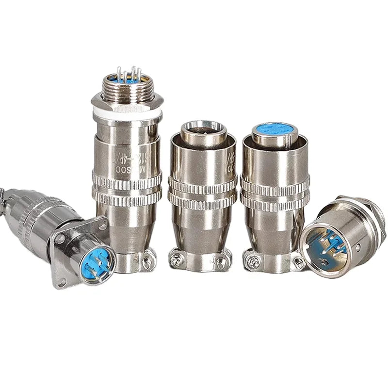 5/20PCS XS12 Connector 12mm Push-pull Circular Quick Connector 2pin 3/4pin5pin6pin7pin 3A 250V Male and Female Plug