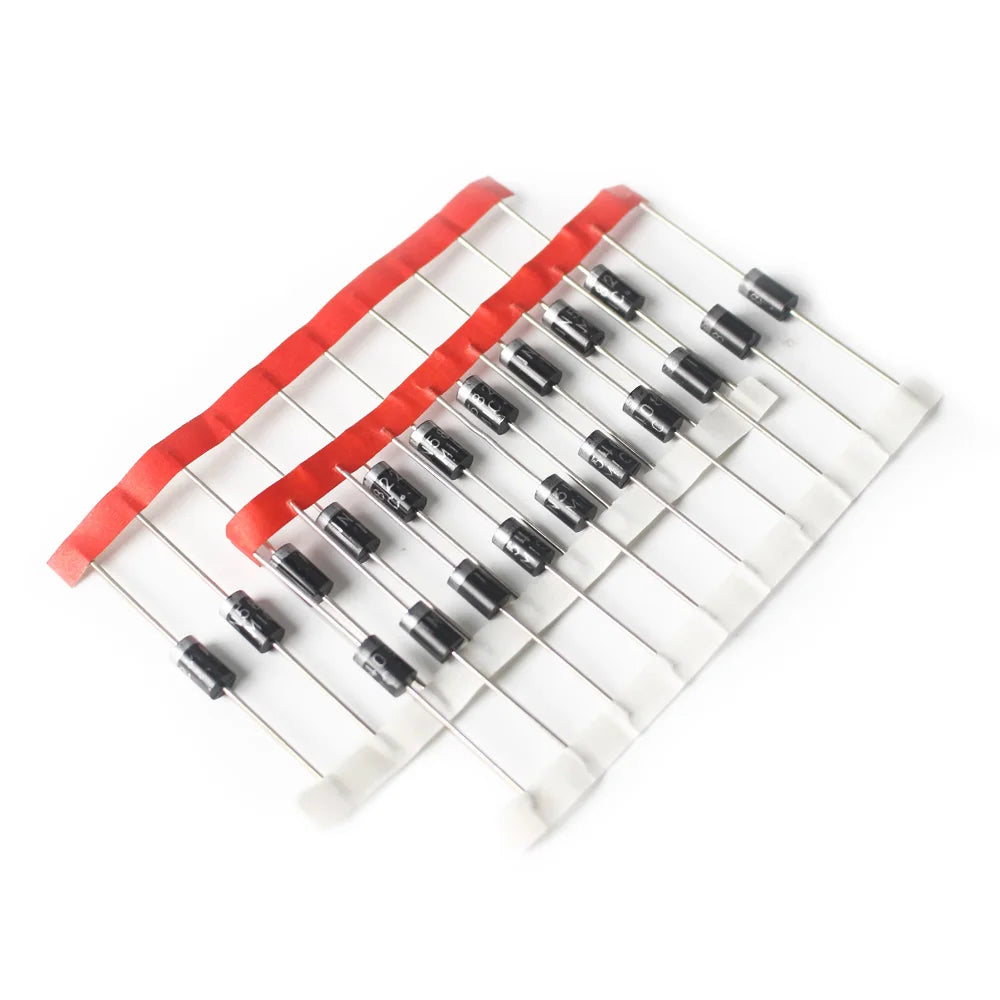 100pcs 8 types Schottky Diode Rectifier Diode Kit 1N4148 1N4007 1N5819 1N5399 1N5408 1N5822 FR107 FR207 Fast Switching Diode