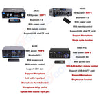 Woopker AK35/AK45 Pro/AK55 Digital Amplifier Bluetooth Sound Amplifier 2 Channel HIFi FM USB Audio Amp For Home Car Karaoke