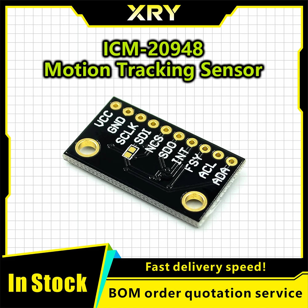XRY ICM-20948 Sensor Module 9 Axis MEMS Motion Tracking Device Sensor Low Power Integrated Circuits ICM20948