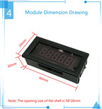 Digital Frequency Counter Tachometer Module, High Precision RPM Speed Meter, Encoder Sensor Input, RS485 Modbus