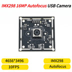 GXIVISION IMX298 16MP USB Camera Module HD 4656x3496 10fps,For High-speed Scanner,Wide-Angle,Windows Android Linux,Drive Free