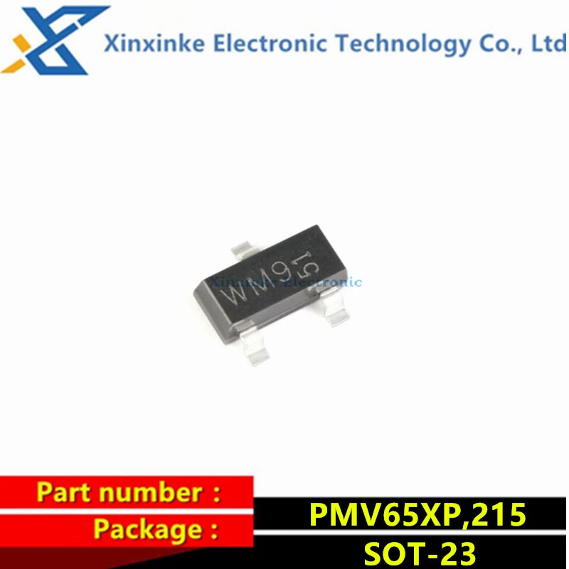 50PCS PMV48XP,215 PMV65XP,215 PMV213SN,215 PMV75UP,215 SOT-23 Marking：KNW WM9 W2N WCN MOSFET P-Channel