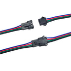 10/20/50 Pairs 4pin SM JST 15cm Cable Female/Male connectors for Led Strip RGB 5050 3528 WS2801 APA02 WS2815 WS2813