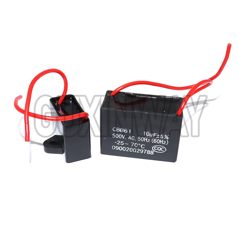 CBB61 Capacitor 450V Fan Starting Capacitor 450V Fan Capacitors 1UF/1.2UF/1.5UF/2UF/2.5UF/3UF/4UF/5UF/6UF/10UF
