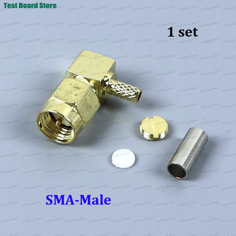 1/5/10Pcs SMA Male Plug SMA Female RP SMA Male Female RF Connector Crimp For RG174 RG316 LMR100 Cable Connector