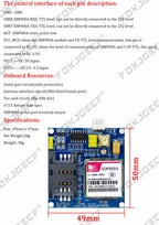 SIM900A SIM900 MINI V4.0 Wireless Data Transmission Module GSM GPRS Board Kit w/Antenna