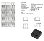 (10-100PCS) 7x7x4mm CDRH74 Power Inductor 2.2/3.3/4.7/6.8/10/15/22/33/47/68/100/150/220/330/470UH CDRH74R CD74 SMD Inductance
