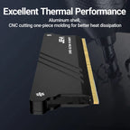 JEYI RAM Heatsink Cooler with Thermal Pads for DDR2 DDR3 DDR4 DDR5 - PC Memory Cooling Kit, Desktop Computer Heat Dissipation,
