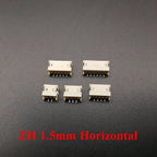 10Pcs SH 1.0mm/JST 1.25mm/ZH 1.5mm/PH 2.0mm/XH2.54mm 2P 3P 4P 5P 6P Horizontal Vertical Male Socket Housing Pin Header Connector