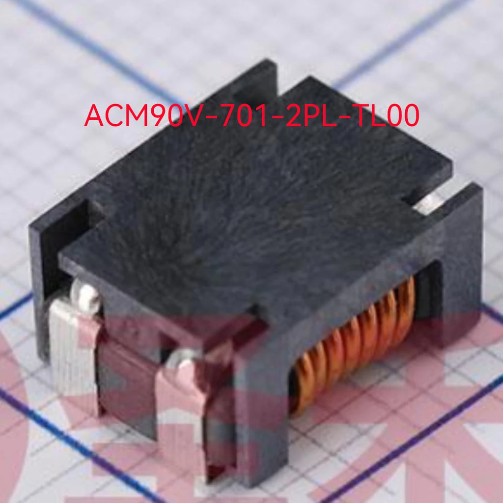 10PCS original ACM90V common mode filter 50V 80V 5A SMD 700Ω@100MHz 10mΩ channel number 2 ACM90V-701-2PL-TL00 700 Ohm DCR 10mOhm
