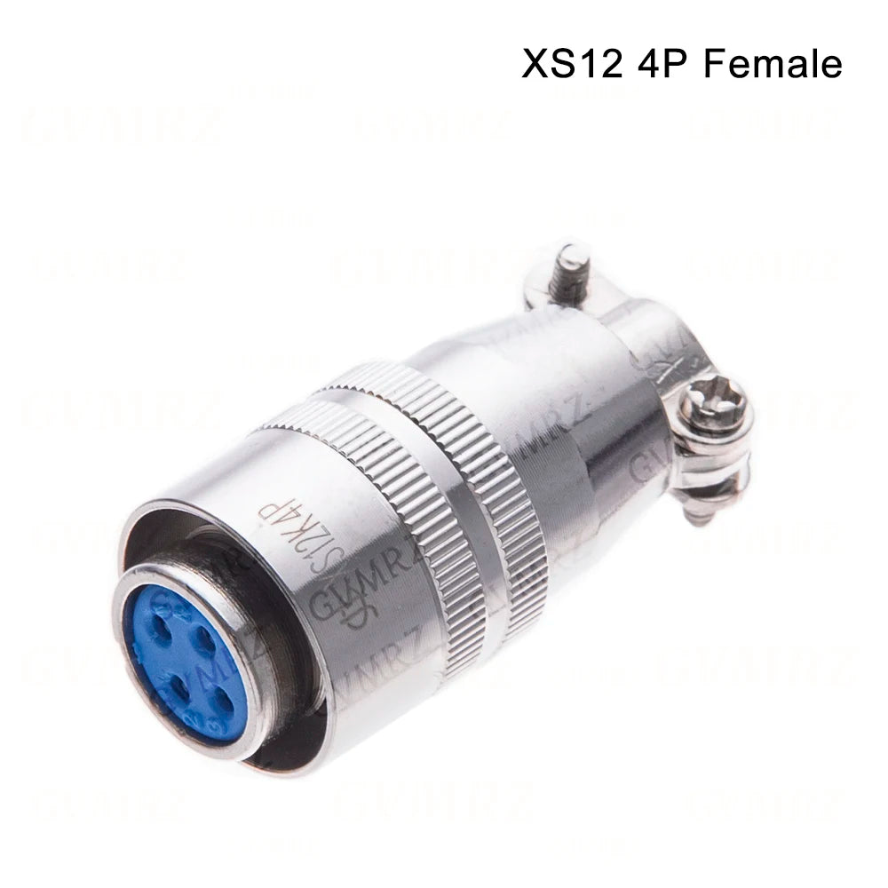 XS12 2PIN 3PIN 4PIN 5PIN Docking Aviation Plug Socket Waterproof Circular Connector 2-5P Male/Female