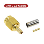 5PCS RF SMA Male Female Connector Crimp for RG174 RG316 RG178 RG179 LMR100 Cable Connector