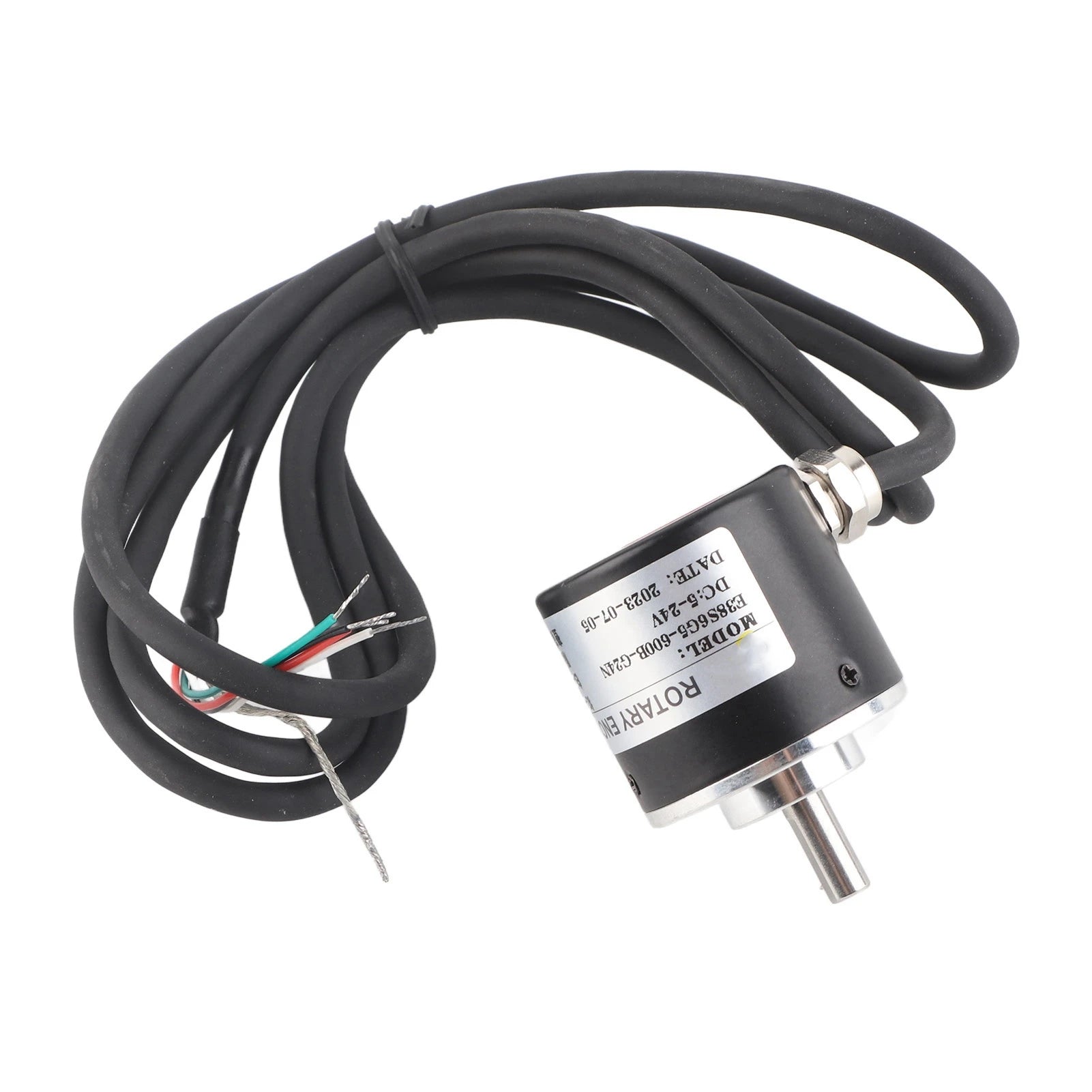 600P/R Magnetoelectric Incremental Rotation Encoder 5V‑24V  2‑Phases Shaft 6mm Magnetoelectric Rotation Encoder Sensor