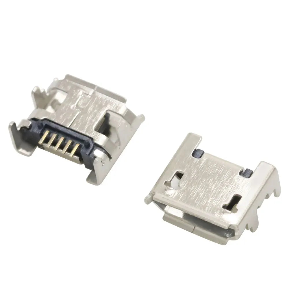 10PCS Micro USB 2P 5P Jack Charging Port Plug Dock Charger DIP SMD For Phone Tabletels Speakers Etc Port Socket Power Connector