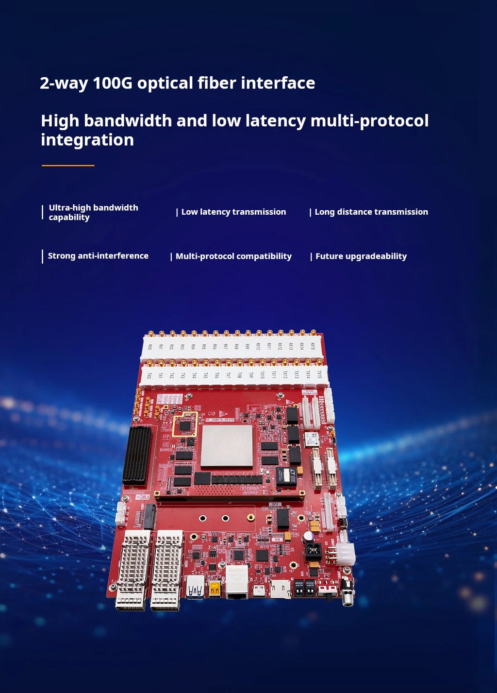 Alinx AXRF49 RF Development Board AMD Xilinx Zynq UltraScale+ RFSoC XCZU49DR FPGA | High-Performance Design