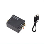 ADC Analog to Digital Audio Converter Analog to Optical Fiber Coaxial Signal ADC Spdif Stereo 3.5MM Jack 2*RCA Amplifier Decoder