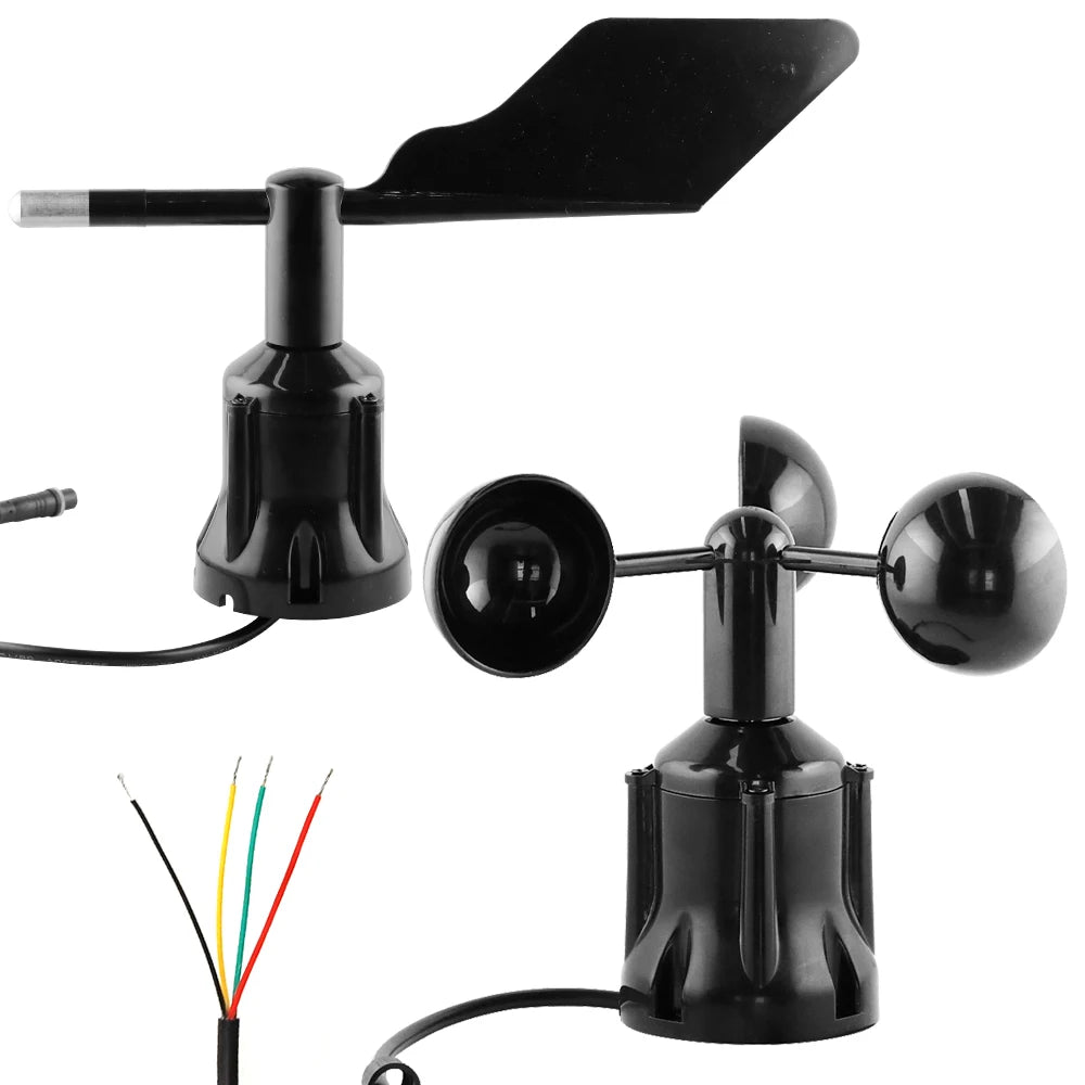 30m/s Weather Station Outdoor Anemometer Sensor Polycarbon 360° Wind Direction Transmitter Sensor Output RS485 4-20MA 0-5V 0-10V