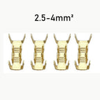100/200/500/Pcs  U-Shaped Copper Wire Crimps H62 Brass Wire Buckle  Fascia Butt Terminal Quick Connect 454TABC 452 453 0.2-10mm2