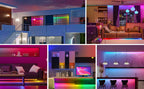 FCOB SPI RGB IC LED Light Strip WS2811 Addressable 720 630 LEDs Dream Color DC12V 24V WS2812B High Flexible FOB COB Lights