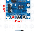 ISD1820 recording module voice module the voice board telediphone module board with Microphones + Loudspeaker